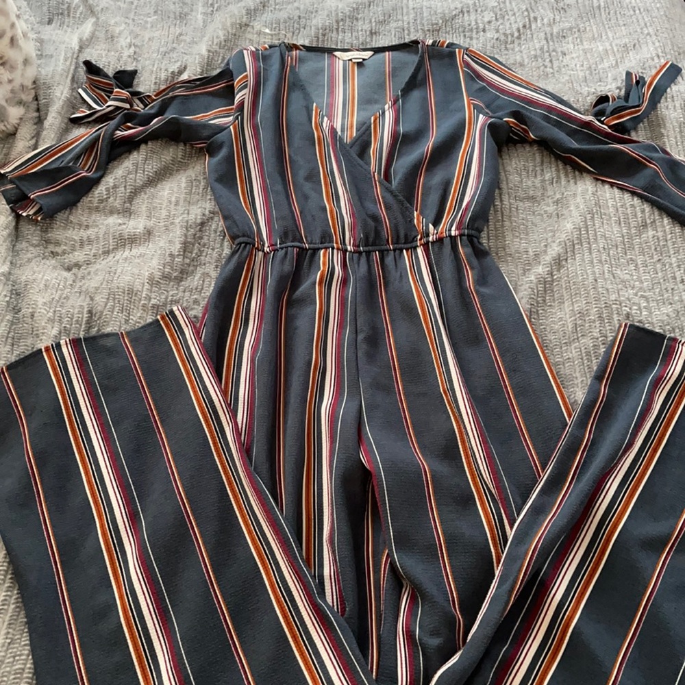 Speechless Low V-Neck Jumpsuit